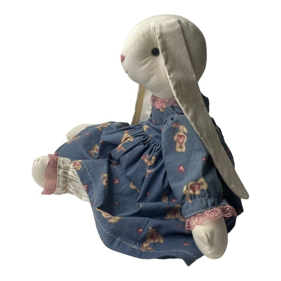 Vintage Homemade Country Bunny Plush - Picture 3 of 5